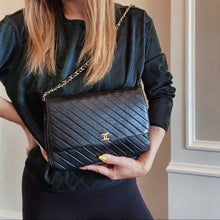 Load image into Gallery viewer, CHANEL vintage 24k gold lambskin shoulder bag