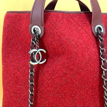 Load image into Gallery viewer, CHANEL Woolen cloth vintage two-way bag