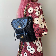 Load image into Gallery viewer, CHANEL Duma leather backpack