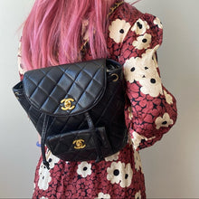 Load image into Gallery viewer, CHANEL Duma leather backpack