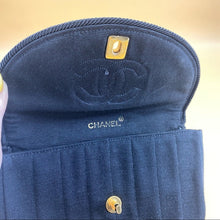 Load image into Gallery viewer, CHANEL Vintage 24k gold cloth shoulder bag