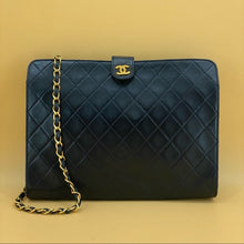 Load image into Gallery viewer, CHANEL Vintage 24k gold shoulder bag TWS