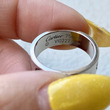 Load image into Gallery viewer, Cartier LOVE RING 18K white gold