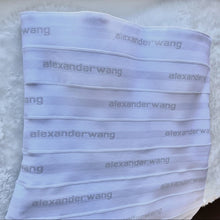 Load image into Gallery viewer, Alexander Wang Logo Elastic Bandeau Dress In White