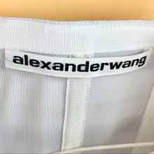 Load image into Gallery viewer, Alexander Wang Logo Elastic Bandeau Dress In White