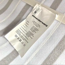 Load image into Gallery viewer, Alexander Wang Logo Elastic Bandeau Dress In White