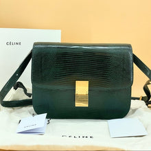 Load image into Gallery viewer, CELINE classic bag Lizard skin