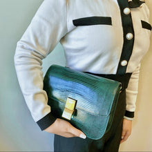Load image into Gallery viewer, CELINE classic bag Lizard skin