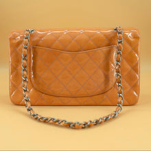 Load image into Gallery viewer, CHANEL orange Classic flap medium size
