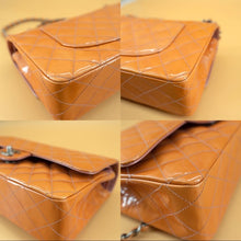 Load image into Gallery viewer, CHANEL orange Classic flap medium size