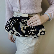 Load image into Gallery viewer, CHANEL Vintage silk clutch