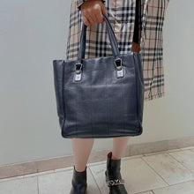 Load image into Gallery viewer, CHANEL Vintage chocolate bar leather tote TWS pop