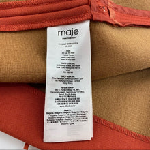 Load image into Gallery viewer, Maje orange skirt