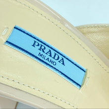 Load image into Gallery viewer, PRADA Patent leather beige pink mules