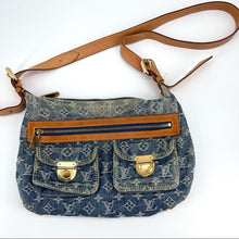 Load image into Gallery viewer, LOUIS VUITTON denim baggy PM crossbody bag