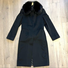 Load image into Gallery viewer, MAXMARA Wool coat With fox collar