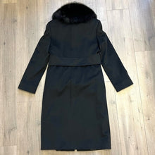 Load image into Gallery viewer, MAXMARA Wool coat With fox collar