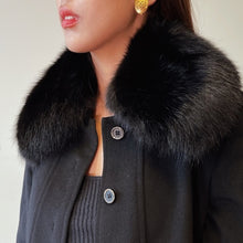 Load image into Gallery viewer, MAXMARA Wool coat With fox collar