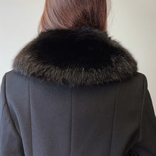 Load image into Gallery viewer, MAXMARA Wool coat With fox collar