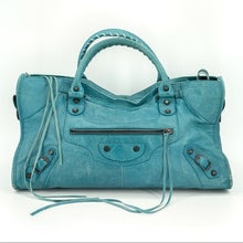 Load image into Gallery viewer, BALENCIAGA Blue city bag