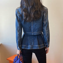Load image into Gallery viewer, Alexander McQueen Women's denim blazer