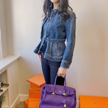 Load image into Gallery viewer, Alexander McQueen Women's denim blazer