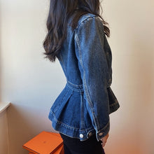 Load image into Gallery viewer, Alexander McQueen Women's denim blazer