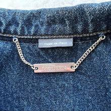 Load image into Gallery viewer, Alexander McQueen Women's denim blazer