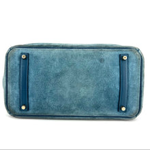 Load image into Gallery viewer, HERMES suede blue Birkin 35cm