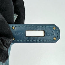 Load image into Gallery viewer, HERMES suede blue Birkin 35cm