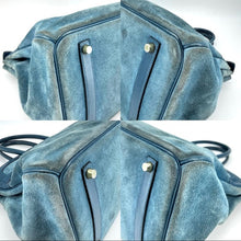 Load image into Gallery viewer, HERMES suede blue Birkin 35cm