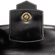 Load image into Gallery viewer, GUCCI vintage black leather clutch