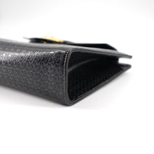 Load image into Gallery viewer, GUCCI vintage black leather clutch