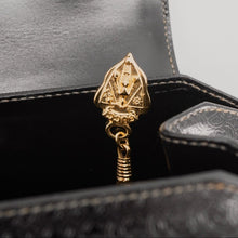 Load image into Gallery viewer, GUCCI vintage black leather clutch
