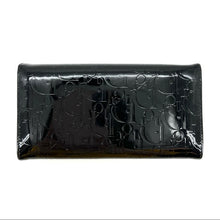 Load image into Gallery viewer, DIOR black patent leather monogram wallet