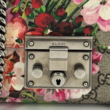 Load image into Gallery viewer, Gucci Gg Monogram Small Padlock Shoulder Bag Floral Rose