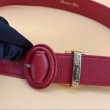 Load image into Gallery viewer, CHRISTIAN DIOR Vintage leather belt POP