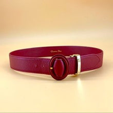 Load image into Gallery viewer, CHRISTIAN DIOR Vintage leather belt POP