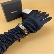 Load image into Gallery viewer, CHANEL metal & leather bracelet