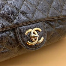 Load image into Gallery viewer, CHANEL Crumpled Grained Calfskin CC Crave Flap