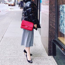 Load image into Gallery viewer, CHANEL classic flap jumbo size leather bag