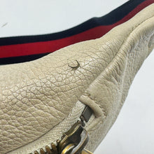 Load image into Gallery viewer, Gucci Unisex Small Logo Print White Leather Messenger Belt Bag TWS
