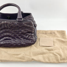 Load image into Gallery viewer, Bottega Veneta Purple Intrecciato Leather Tote
