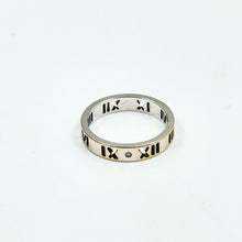 Load image into Gallery viewer, Tiffany Atlas 18K White Gold ring with Diamonds TWS
