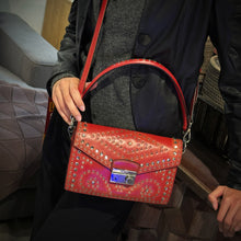 Load image into Gallery viewer, Prada Studded Grommet Sound Lock Crossbody Bag TWS
