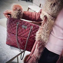 Load image into Gallery viewer, Chanel Red Reissue 2.55 In The Business Tote TWS
