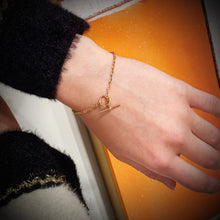 Load image into Gallery viewer, Hermes 18K Rose Gold Farandole bracelet Size ST16.5cm TWS
