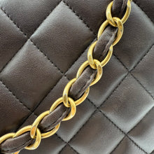 Load image into Gallery viewer, Chanel Brown Classic Flap Bag  Lambskin Jambo
