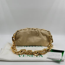 Load image into Gallery viewer, Bottega Veneta White The Chain Pouch Clutch
