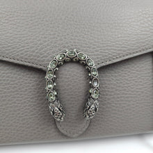 Load image into Gallery viewer, Gucci Grey Dionysus Leather Bag TWS
